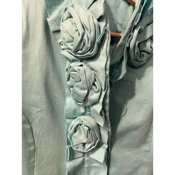 Rinascimento jacket Womens M Italy Cappotto Coat Romantic Rosette regency Whimsy - Picture 3 of 13